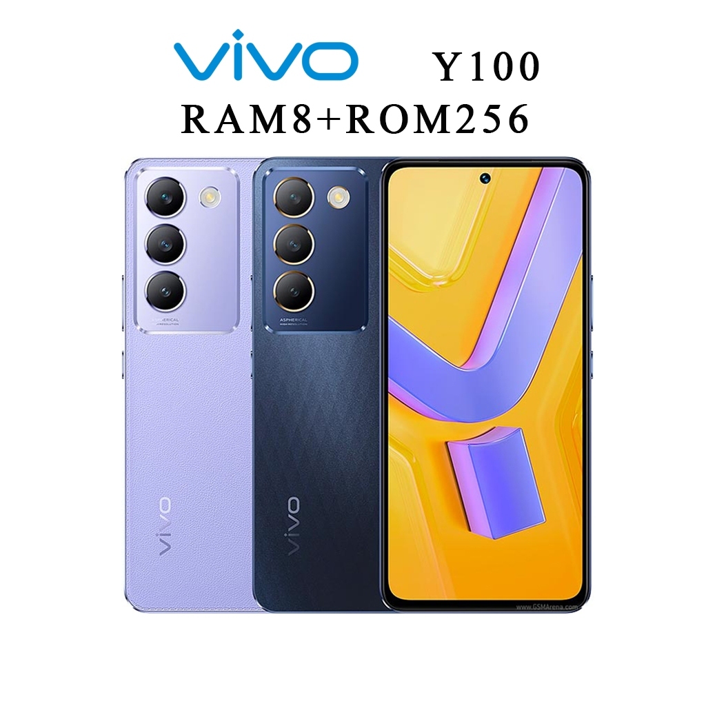 Vivo Y100 4G 8GB+256GB |โทรศัพท์มือถือวีโว่ | ชาร์จไว 80W | จอ AMOLED 6.67 นิ้ว" | ประกันศูนย์ COD