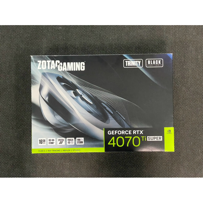 สินค้ามือ 1 ‼️ การ์ดจอ ZOTAC GAMING GeForce RTX 4070 Ti SUPER Trinity Black Edition 16GB GDDR6X