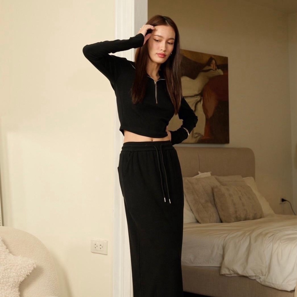 Basicsbysita: M039 cozy top & long skirt