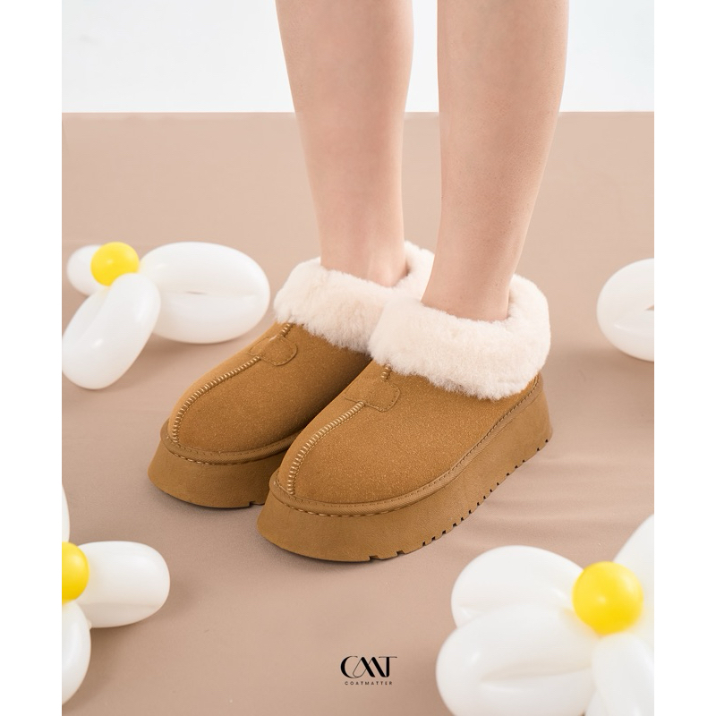 Coatmatter - Moomin Boots รองเท้าบูทขนปุย อุ่นมาก