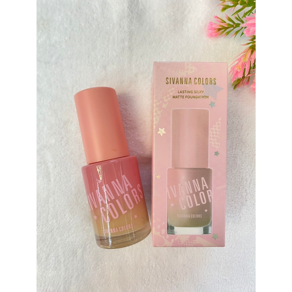 Sivanna Colors Lasting Silky Matte Foundation สิวันนา ครีมรองพื้น เนื้อแมท เรียบเนียน ปกปิด กันน้ำ 30m