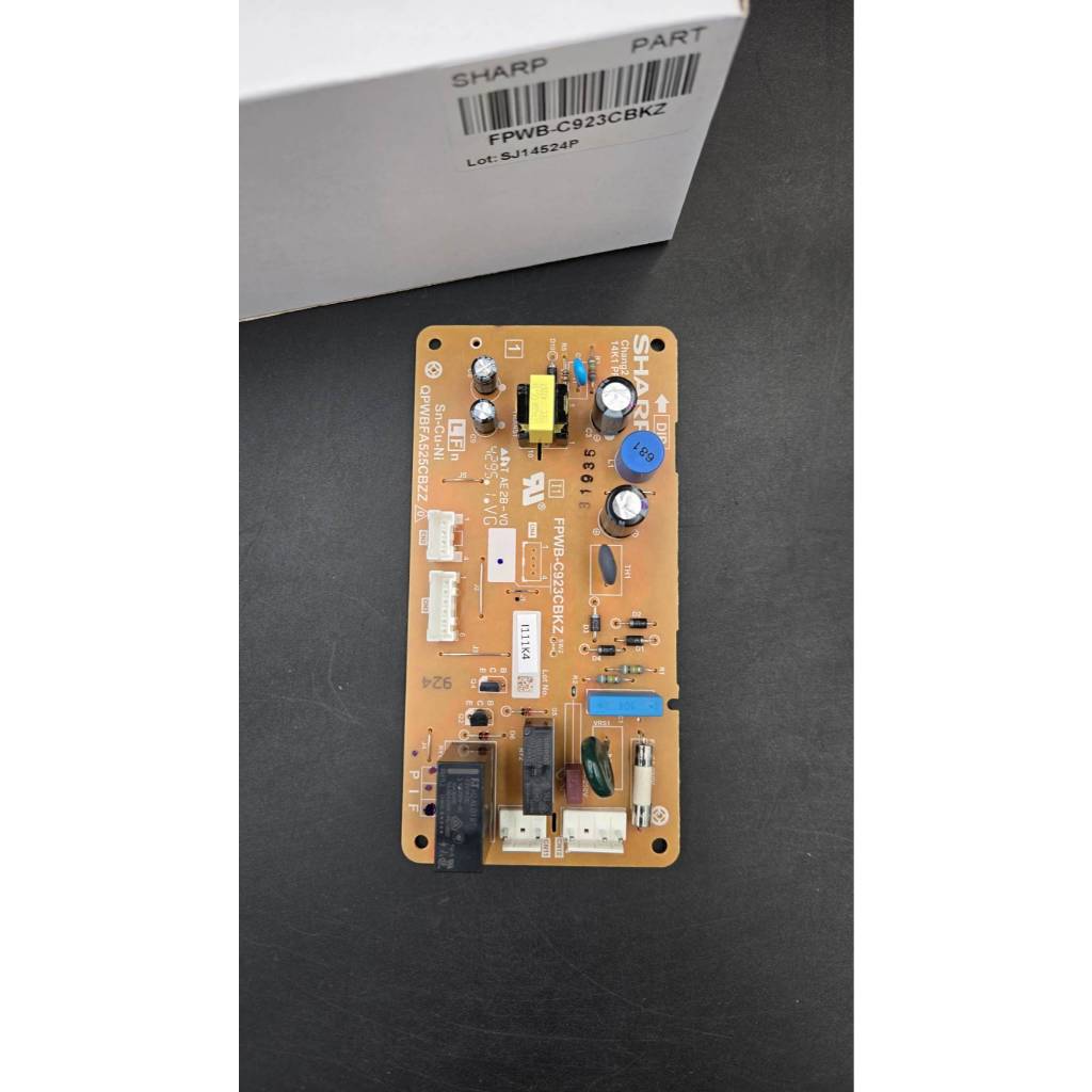 P2153 แผงควบคุมตู้เย็นยี่ห้อ SHARP รุ่น SJC19E / พาร์ท FPWBC923CBKZ(แทนพาร์ท739) ของแท้
