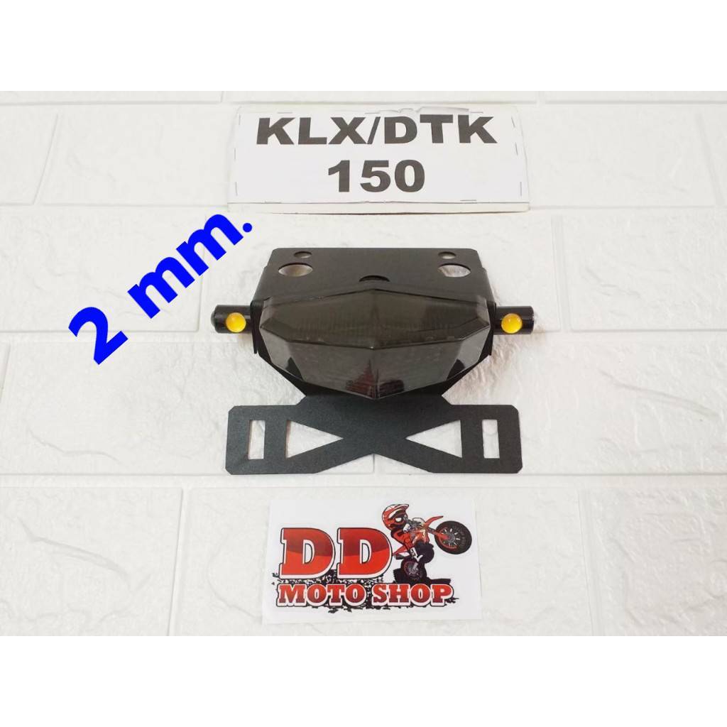 ท้ายสั้น KLX150 DTK150 BF150 D-TRACKER150 #แบบใส่ไฟเลี้ยวตาแมว #โครงเหล็กหนา 2.0 mm ไฟท้ายKLX150