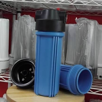 กระบอกกรองน้ำ10 นิ้ว  Housing  รูเกลียวพลาสติก 4 หุน.