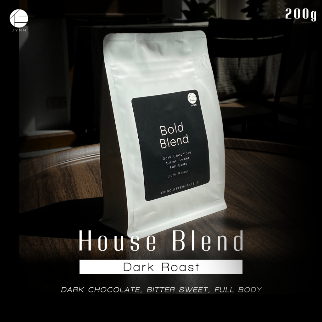 JYNN coffee roasters เมล็ดกาแฟคั่วเข้ม Bold Blend - 200g