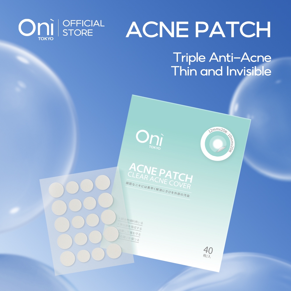 Oni Acne Dots for Covering Zits and Blemishes Ultra-Thin Virtually Invisible ที่แปะสิว สิว แต่งหน้า แปะสิว แผ่นแปะสิว