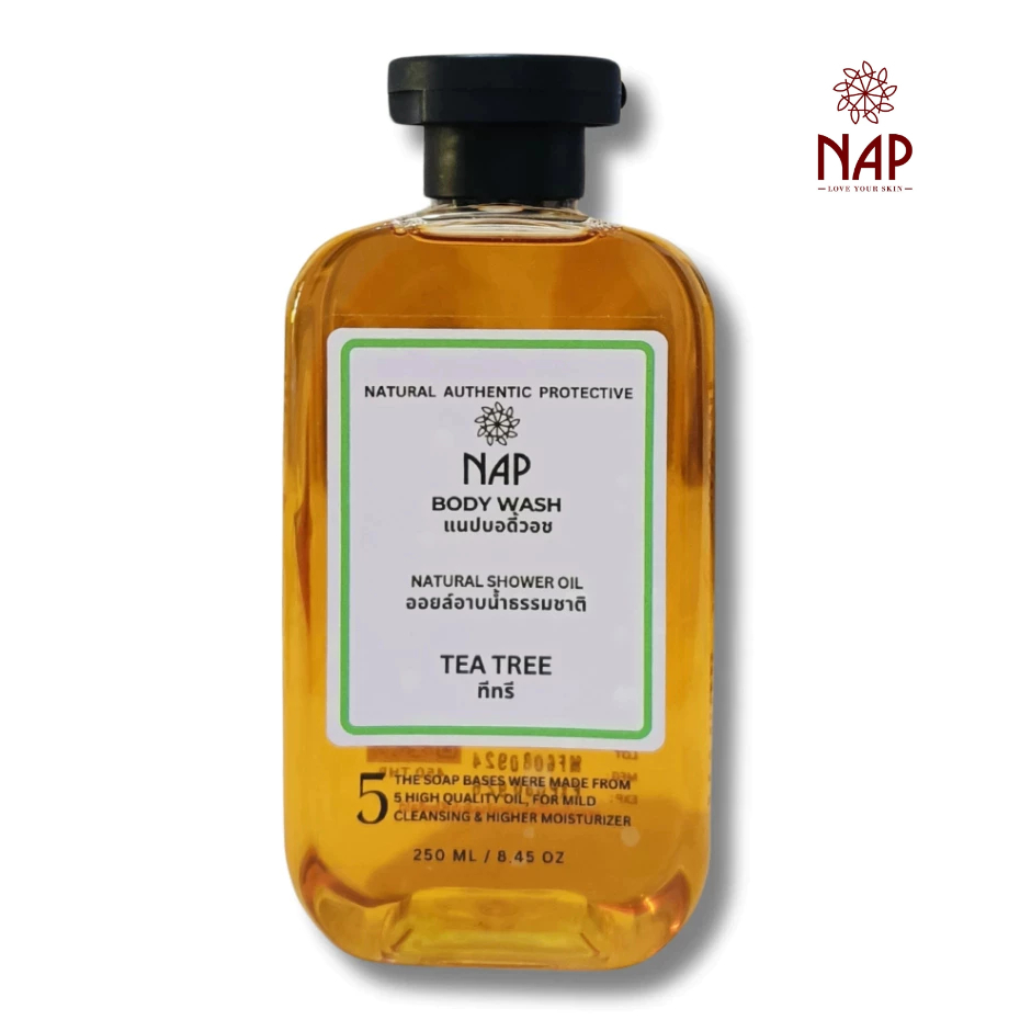 Shower Oil สูตรทีทรี ลดสิวหลัง สิวหน้าอก Detox PM 2.5