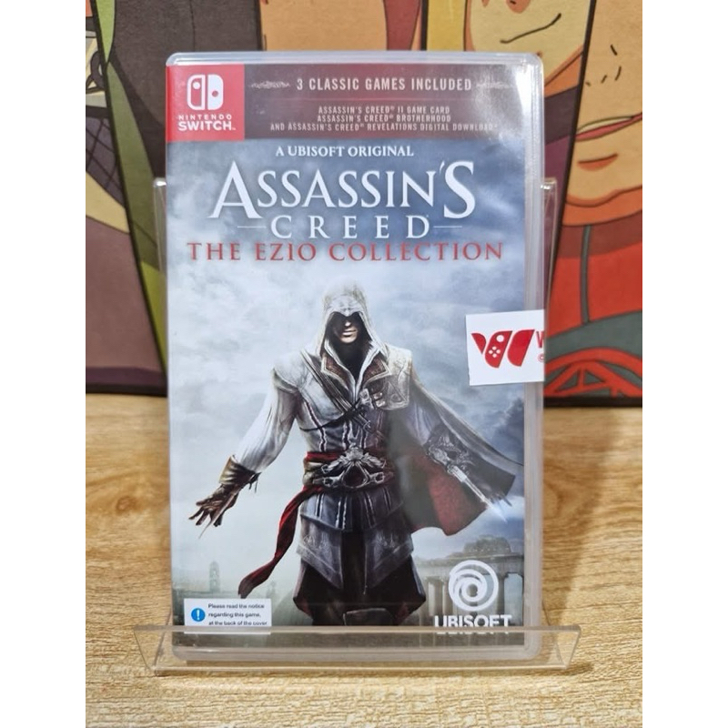 แผ่นเกมส์ Nintendo switch เกมส์ Assassin's Creed the ezio collection.