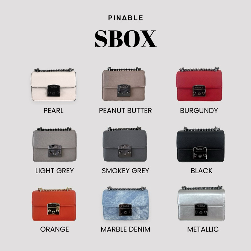 PINABLE รุ่น SBox (9สี) อะไหล่เงา