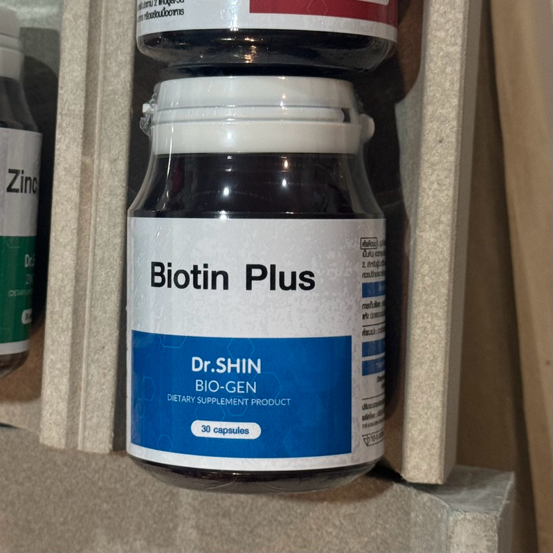 อาหารเสริมกระตุ้นการงอกเส้นผม Dr.SHIN Biotin Plus Collagen Peptide ทำให้ผมแข็งแรง ผมงอกใหม่