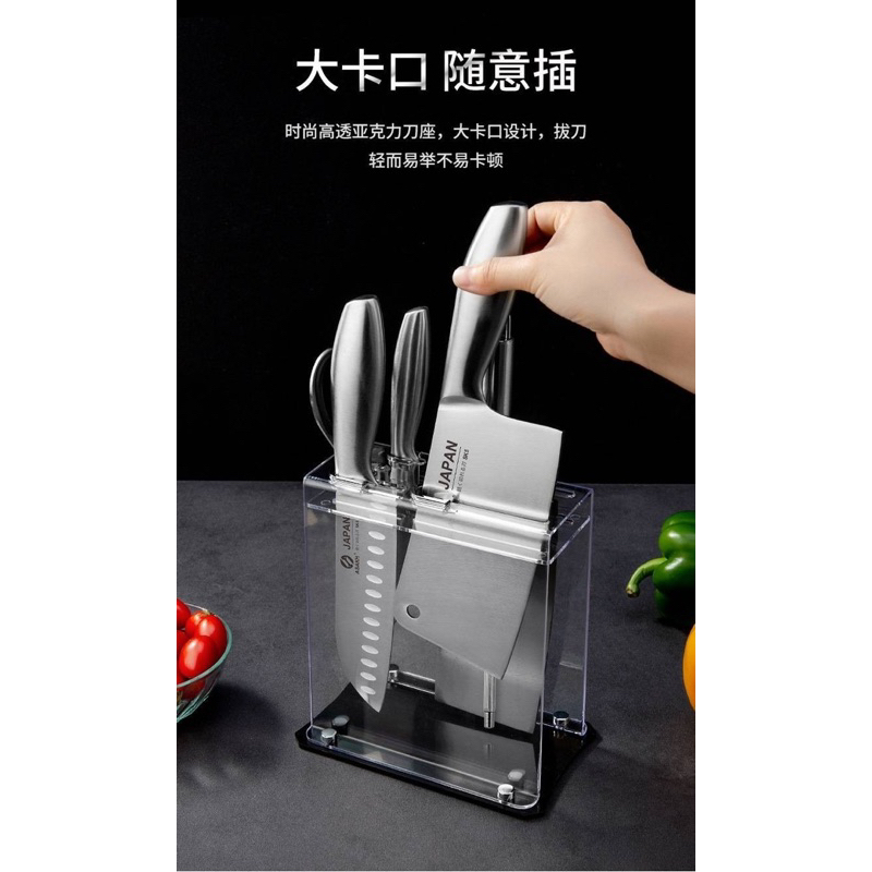 ชุดมีดเชฟญี่ปุ่นเหล็กกล้า3CR13