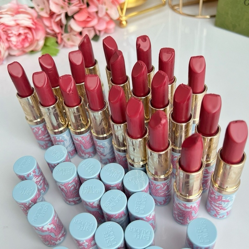 ตำหนิปลายแท่งค่ะ ตัวแท่งเอียง Estee Lauder Pure Color Envy Sculpting Lipstick 3.5g # palm beach chic