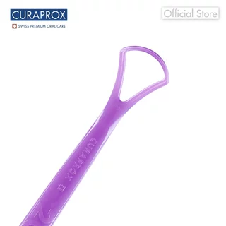 ที่ขูดลิ้น CURAPROX CTC 203 Duo Pack ประกอบไปด้วยรุ่น CTC 201 (แบบเรียบ) และ CTC 202 (แบบ 2 ชั้น - เรียบ และหยัก) (คละสี