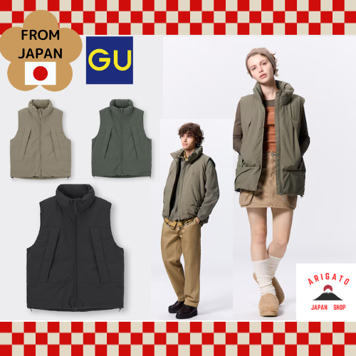 GU Heat Padded Vest [ส่งตรงจากประเทศญี่ปุ่น ของแท้ 100%]