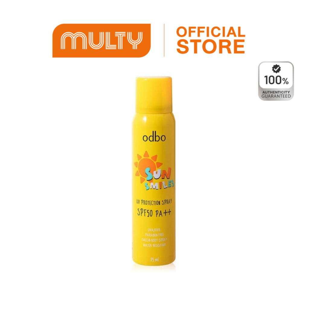 Odbo Sun Smiles UV Protection Spray SPF50 PA++ 75 ml.