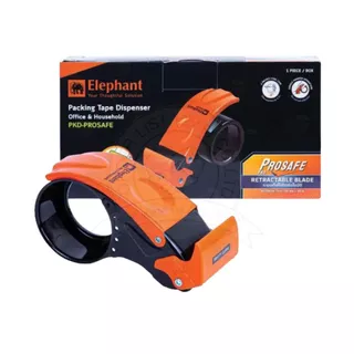 [Official Store]Elaphant PKD-PROSAFE ที่ตัดเทป - หน้าเทป 2 นิ้ว แกน 3 นิ้ว ระบบป้องกันใบมีดอัตโนมัติ
