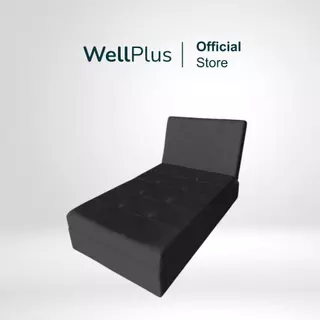 WellPlusโซฟาหนังPVC รุ่น Cloudy โซฟาปรับนอน 1 ที่นั่ง ปรับหัว ปรับได้ 3 ระดับ ขนาด กว้าง 90 ซม ยาว 195 ซม สูง 42 ซม