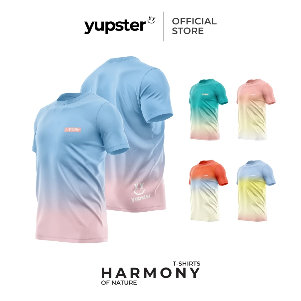 YUPSTER - RUNNING SHIRT 🔥 Harmony Collection 🔥 เสื้อวิ่ง เสื้อกีฬา ระบายอากาศดี คอลเลคชั้นใหม่