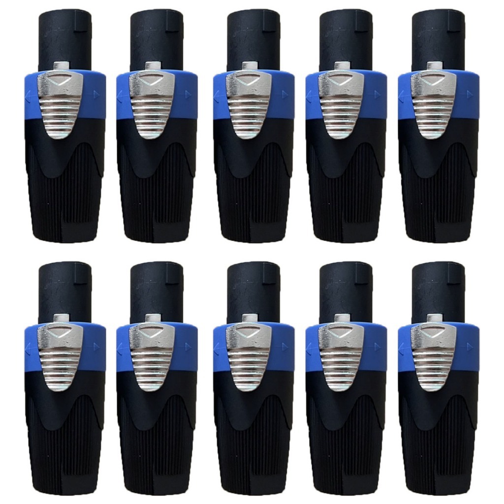 (ราคาต่อแพ็ค 2-10ตัว) สเป็คคคอนตัวผู้ สีน้ำเงิน-สีแดง สปิกคอนสำหรับเข้าสายลำโพง วัสดุเกรดดี ทนต่อความร้อน สวยแข็งแรงได้