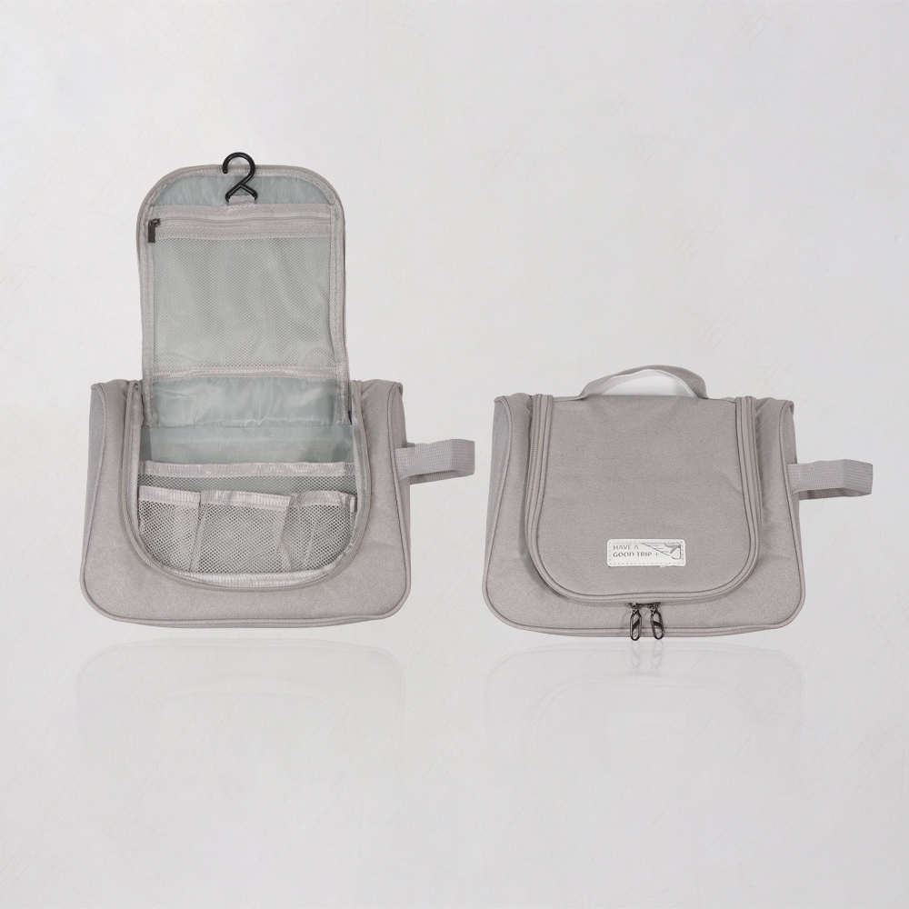 Naju กระเป๋าแขวนอาบน้ำ กระเป๋าจัดระเบียบ กระเป๋าใส่อุปกรณ์อาบน้ำ Toiletry Bag สำหรับใส่ของใช้ พกพาเดินทาง ขนาด 8x24x18cm