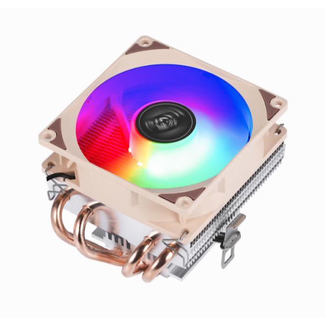 พัดลมซีพียู 9CM 4pin Intel 1700 1200 155X 1366 775 X79 X99 X299 LGA 2011 2011-3 2066 AMD AM5 AM4 AM3 FM1 2 FAN CPU COOLER