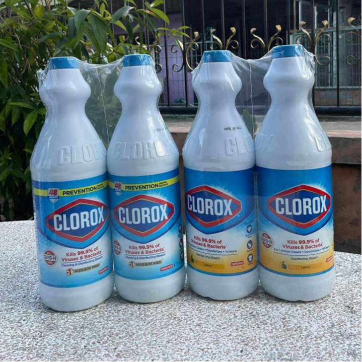 แพคคู่​ CLOROX total disfections น้ำยาทำความสะอาด​ และฆ่าเชื้อโรค 1000ml X 2 ขวด