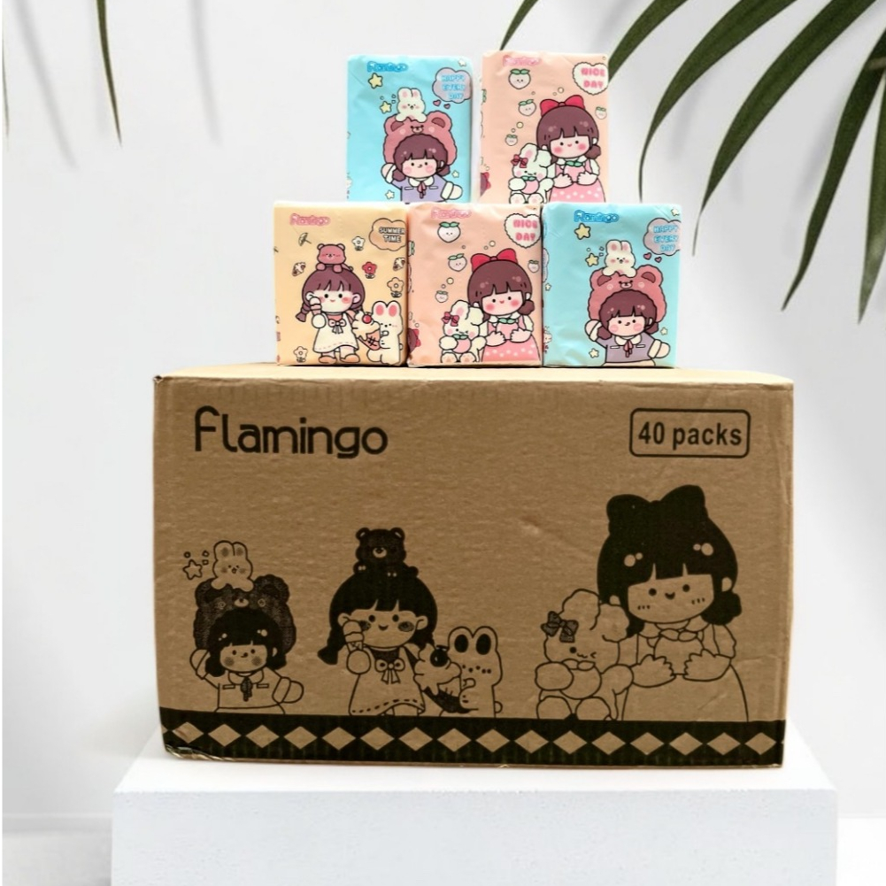 FS กระดาษทิชชู่ miaoai (1ลัง มี40ห่อ) 1 ห่อมี 210 แผ่น ไร้ฝุ่น กระดาษเช็ดหน้า ไม่เป็นขุย ราคาถูกมาก