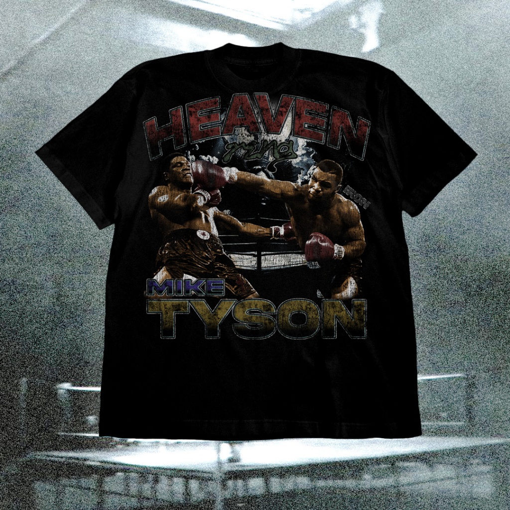 SHREDBKK "IRON MIKE" TYSON TEES (COTTON 100%) เสื้อยืดโอเวอร์ไซส์ premium cotton 100%
