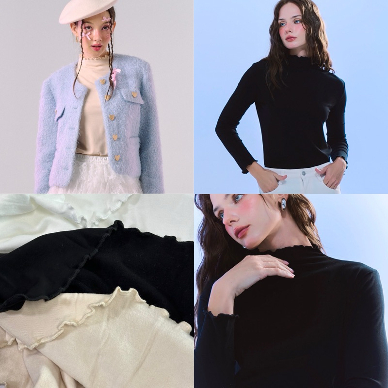 umore.made Omu fleece sweater สเวตเตอร์บุขนวูล นุ่มอุ่น ใส่สบาย กันหนาวได้ดี