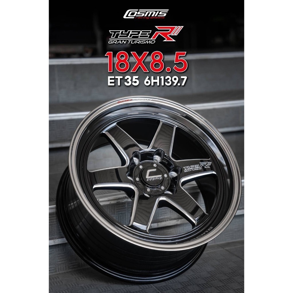แม็กขอบ 18 Cosmis Type R สเปค 8.5 6/139 (4วง)