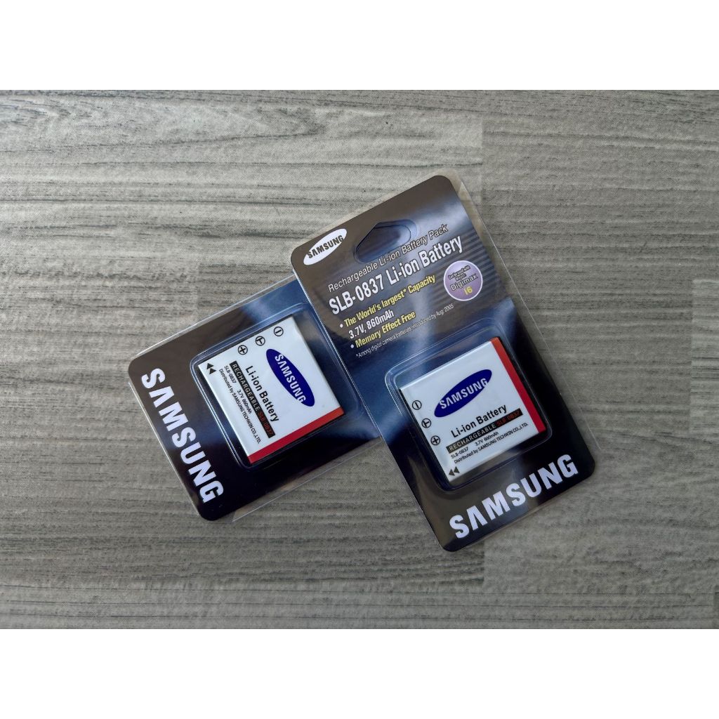 Samsung SLB-0837 แบตกล้อง Samsung Digimax NV3 NV5 NV7 L50 L60 L73 L80 L83 L700 L800 i5 i6 i50 i70 มือ 1 พร้อมกล่อง
