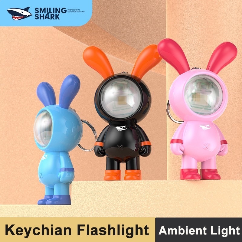 SmilingShark SD0704 ไฟฉาย led ไฟฉายขนาดเล็ก พวงกุญแจไฟฉายถ่ายภาพกระเป๋าโคมไฟจี้ของขวัญสำหรับแสงภาพ INS/IG