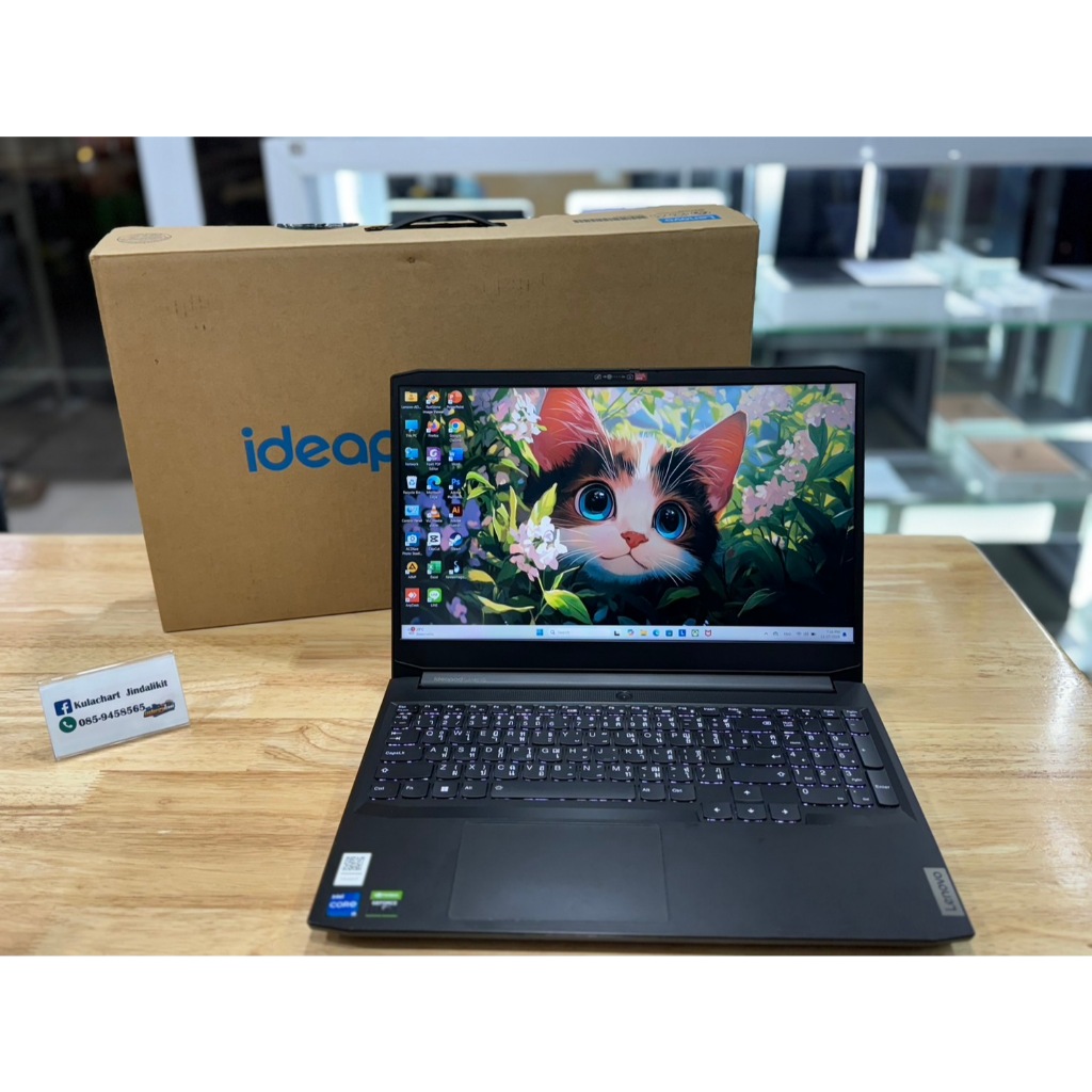 มือสอง ขาย โน๊ตบุ๊ค Gaming Lenovo รุ่น Ideapad Gaming3 15IHU6