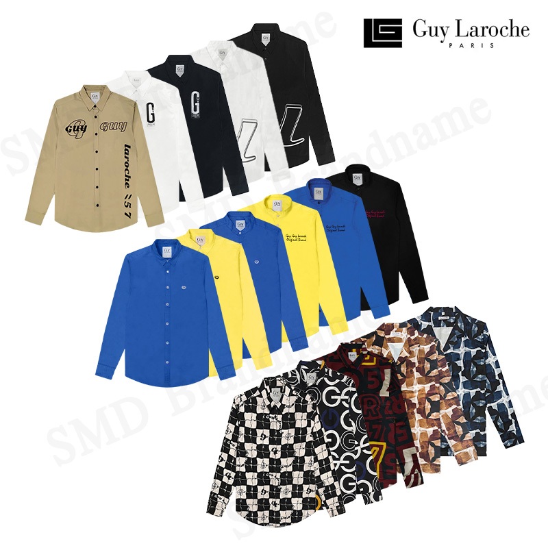 Guy Laroche เสื้อเชิ้ตแขนยาว สำหรับคุณผู้ชายผู้หญิง สินค้าจากชอป ของแท้ 100%