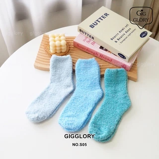 ❄️ พร้อมส่ง ถุงเท้าผ้าขนหนู ถุงเท้ากันหนาว (NO.S05)