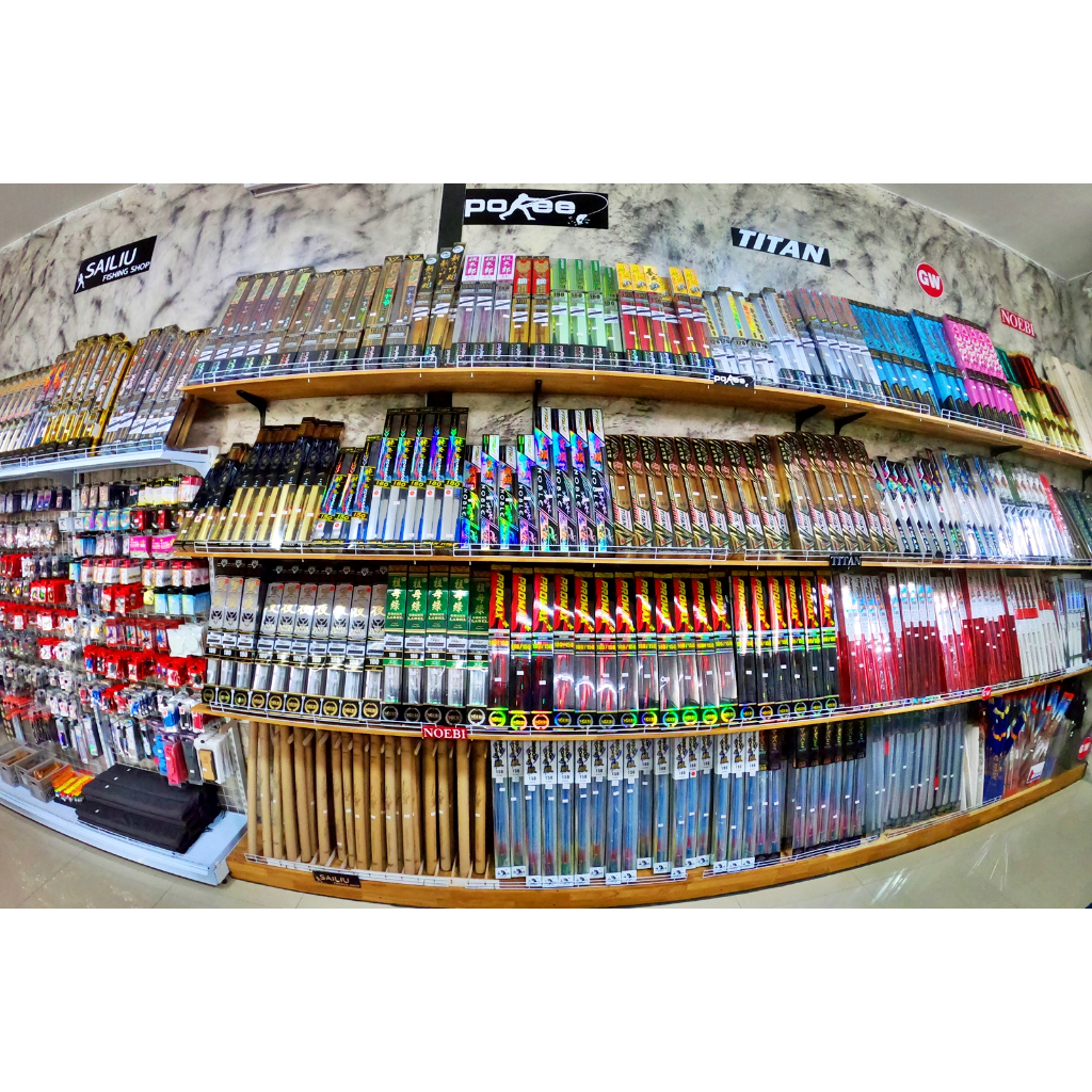 คันตกกุ้ง TITAN ระยะ 1.5 เมตร ,1.8 เมตร เวท UL , L