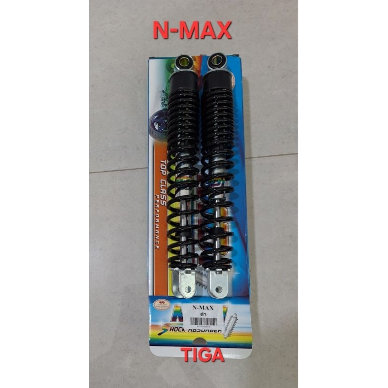 โช็คอัพหลังN-MAXสปริงดำยาว330มิลทรงเดิมตืดรถ ราคาถูก Shopee Lazada