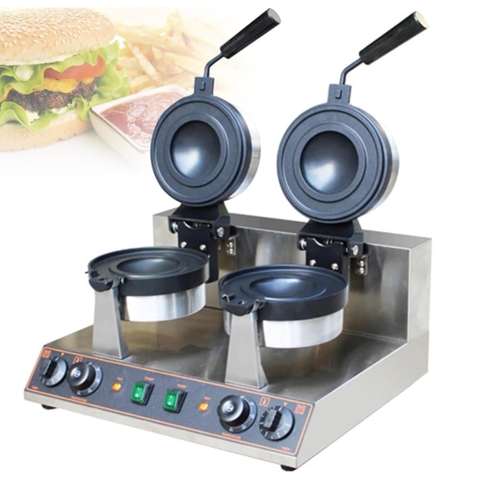 Burger waffle maker Ice cream waffle maker เครื่องทำวาฟเฟิลยัดไส้