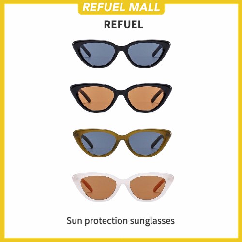 REFUEL : (COD) แว่นกันแดด รุ่น เบาสบายไม่หนักหน้า แว่นกันแดดUV400