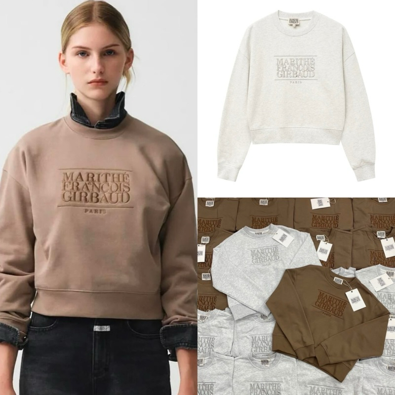 (พร้อมส่ง) Valen MAR Sweater เสื้อแขนยาวสเวตเตอร์ปักลายแบรนด์ดัง