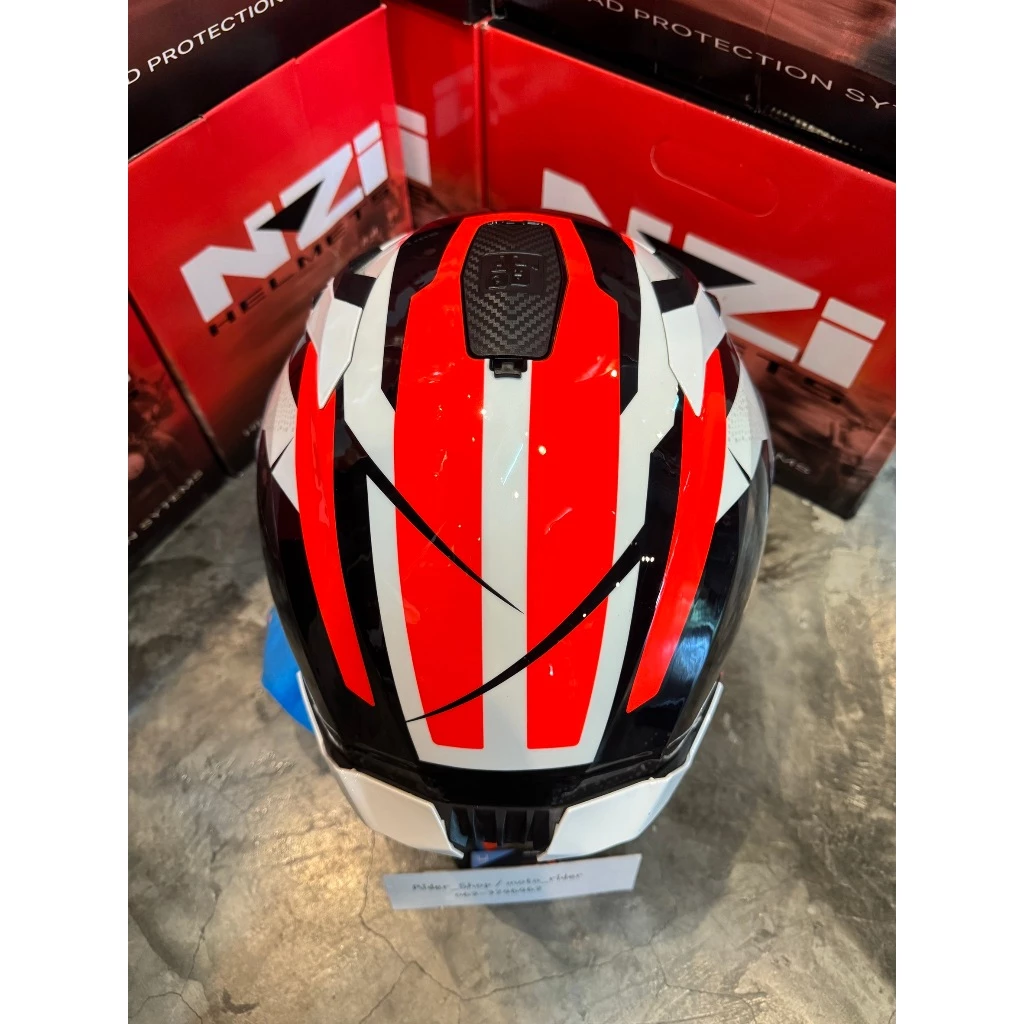 หมวกกันน็อค NZI GO Rider Stream ลาย TRIDENT แว่นกันแดด 2 ชั้น thumbnail 5