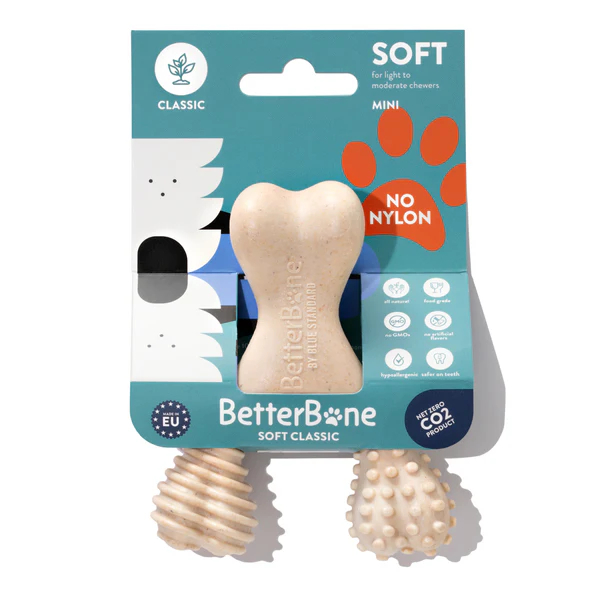 Better Bone Mini ของเล่นขัดฟันสุนัข เคี้ยวเพลิน ปลอดภัย วัสดุธรรมชาติ  | ไม่บาดเหงือก ไม่อุดตันลำไส้ | สำหรับพันธุ์เล็ก