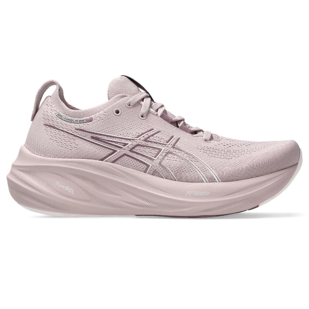 ASICS : GEL-NIMBUS 26 WOMEN RUNNING ผู้หญิง รองเท้าวิ่ง ของแท้ หน้ากว้าง D WATERSHED ROSE/WHITE