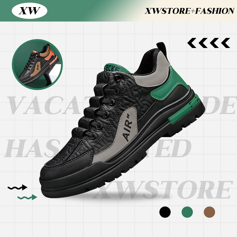 XWshopee ส่งของไวมาก รองเท้าผ้าใบแฟชั่นเป็นทรงหยักพื้นหนาไม่ซ้ำใครแน่นอน มีให้เลือก 3 สี ใส่ง่าย