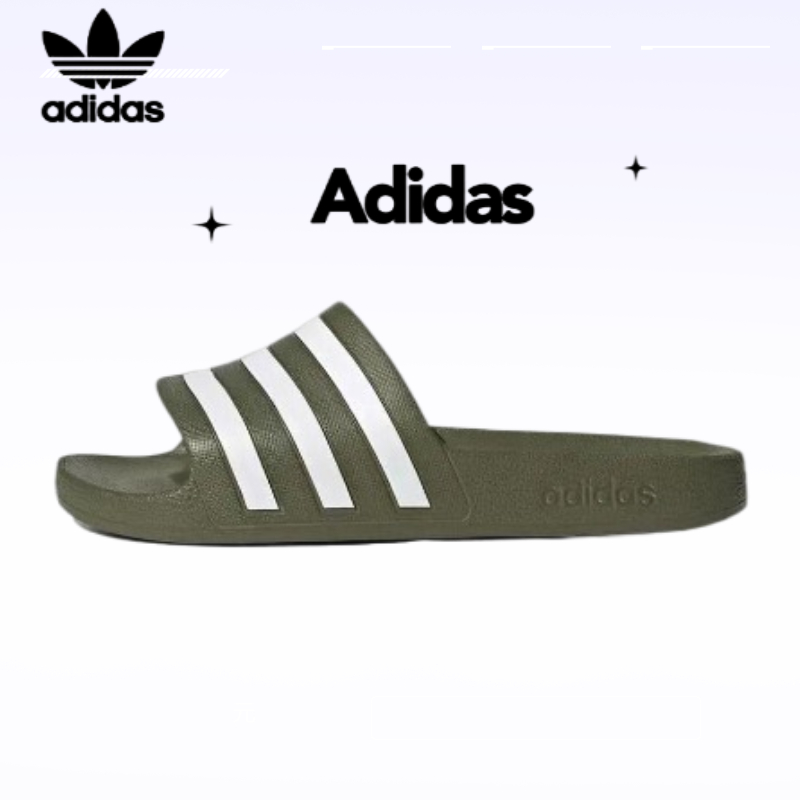 adidas ว่ายน้ำ รองเท้าแตะ Adilette Aqua Unisex สีเขียว GZ5234