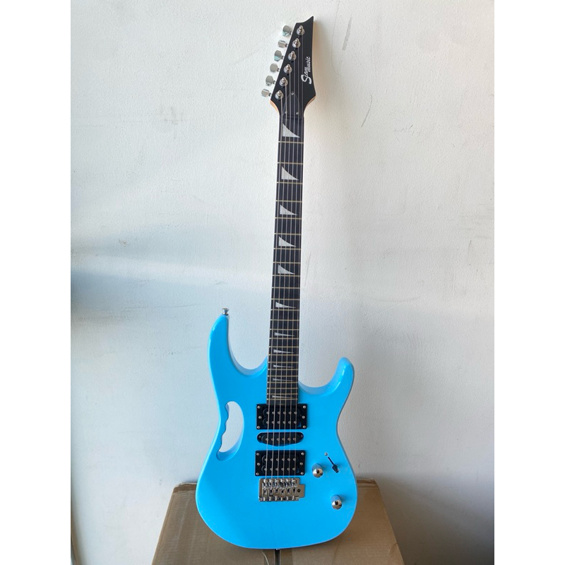 🔥กีต้าร์ไฟฟ้า Siam music IB170  สีฟ้า🔥 ของแถมจุก ฟรีกระเป๋า สายแจ็ค ปิ๊กกีต้าร์ และชุดคันโยก