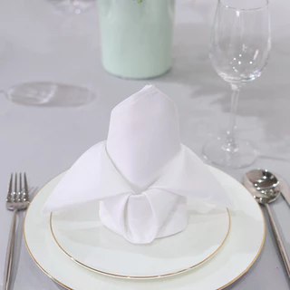 ผ้าเช็ดปาก napkins โรงแรม ร้านอาหาร แน๊ปกิ้น ผ้าเช็ดปากโรงแรม ใช้ผ้า Cotton อย่างดี 17x17 นิ้ว