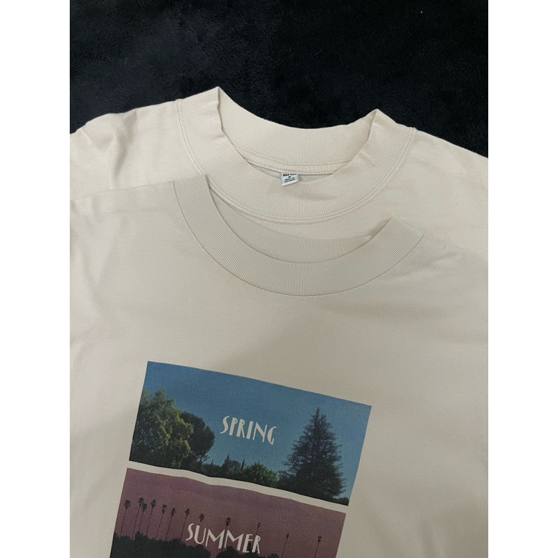 เสื้อยืดทรงoversize Uniqlo Gu Muji