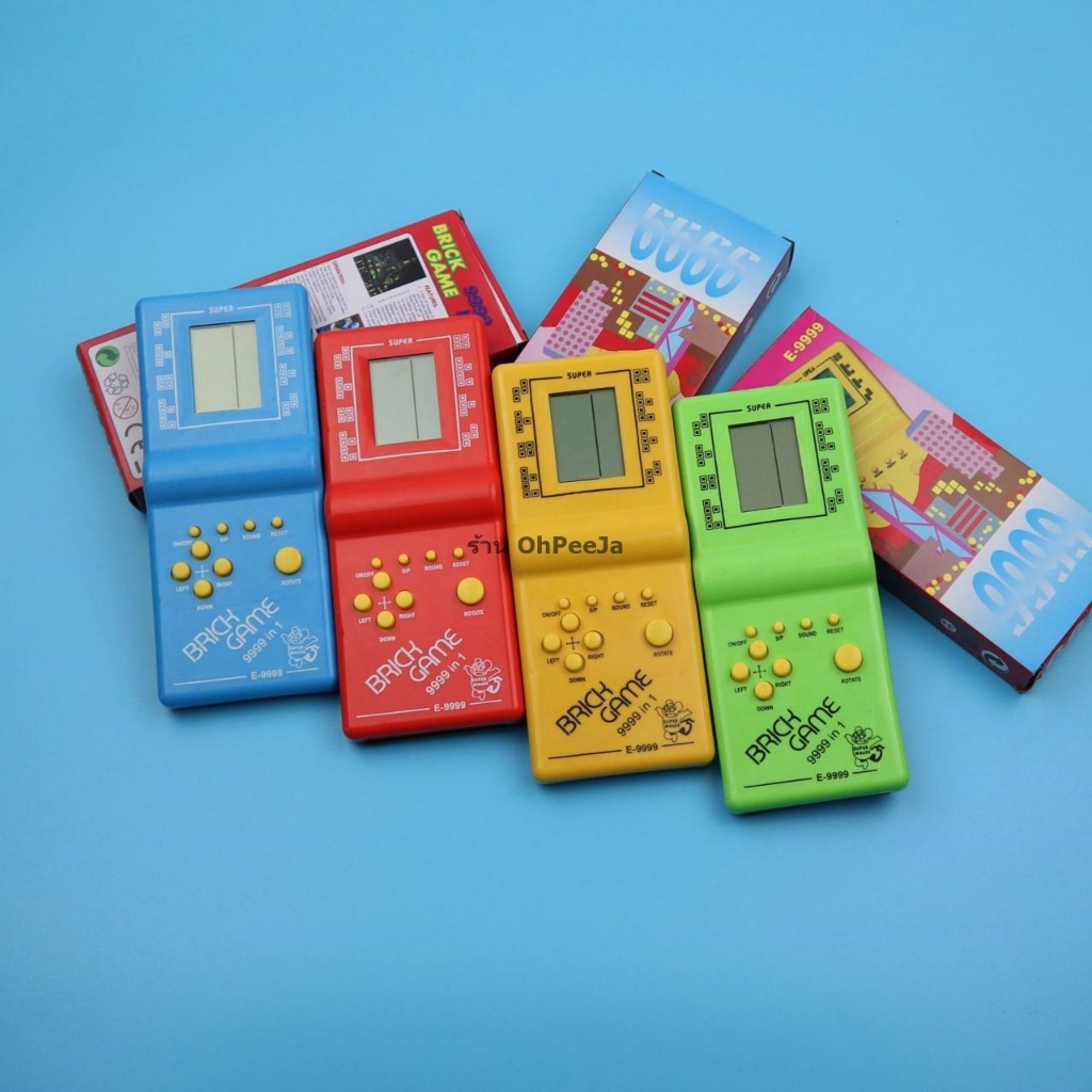 เกม Tetris เตอร์ตริส เกมส์กดย้อนยุค 90's เด็กความสุขคลาสสิกกับเกมคอนโซลเครื่องเล่น