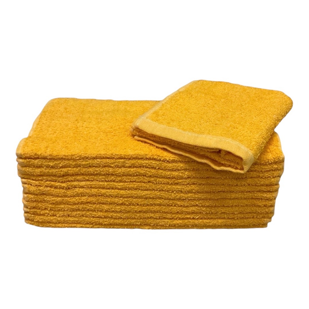 ผ้าขนหนู ผ้าเช็ดหน้าพระ ยกโหล 12 ผืน ถวายพระสงฆ์ เนื้อผ้านุ่มซัลน้ำดี ขนาด 30*70ซม พร้อมส่ง